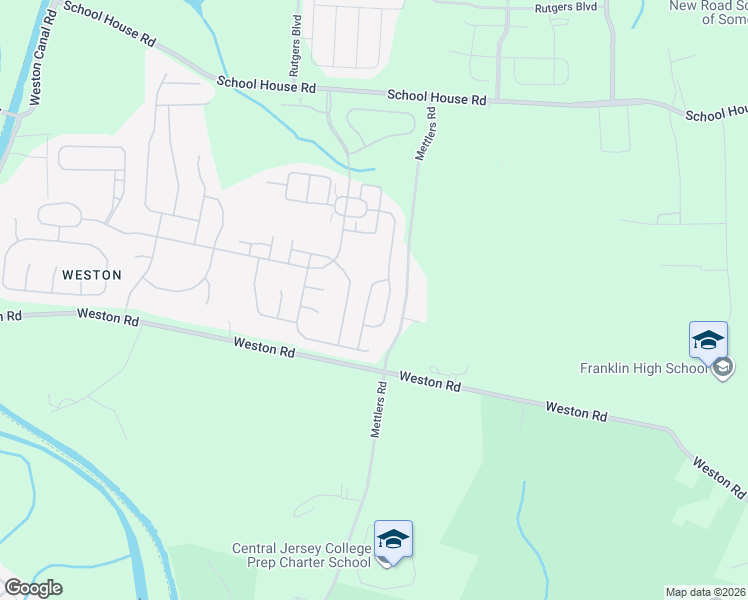 map of restaurants, bars, coffee shops, grocery stores, and more near 15 Benjamin Street in Franklin Township
