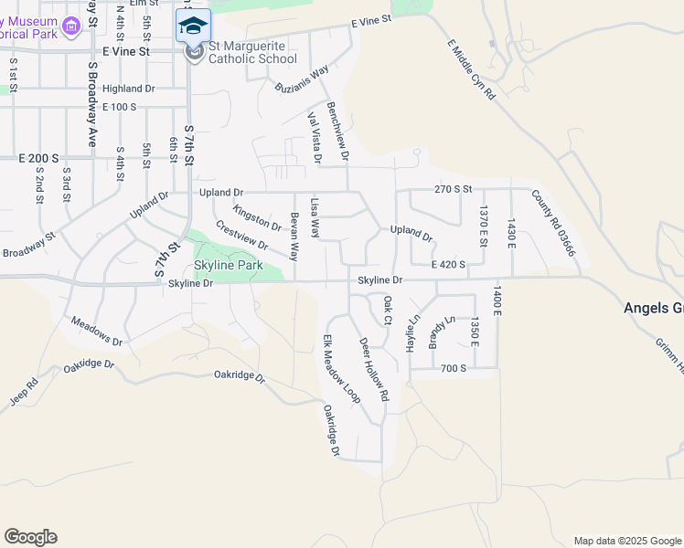 map of restaurants, bars, coffee shops, grocery stores, and more near 426 Deer Hollow Rd in Tooele