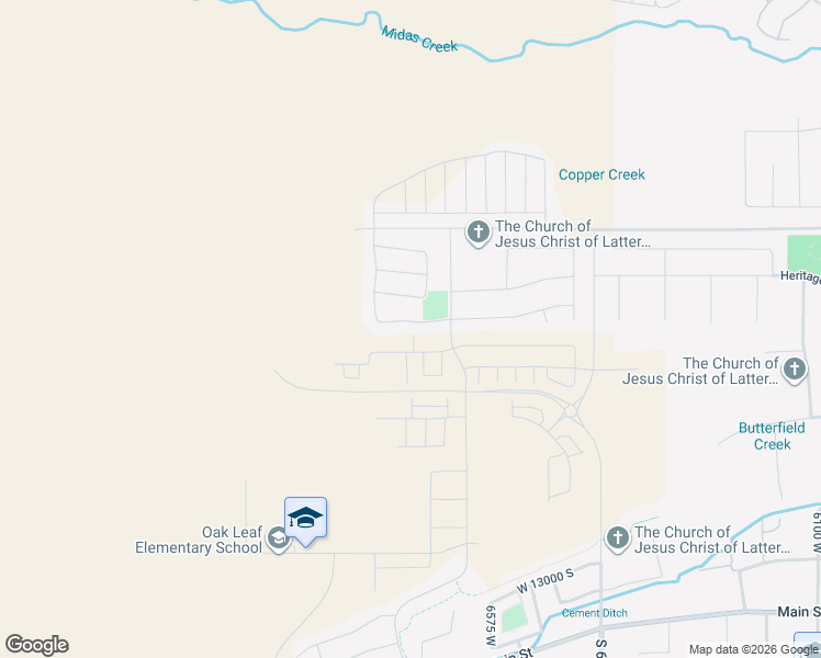 map of restaurants, bars, coffee shops, grocery stores, and more near 6801 West 11800 South in Herriman