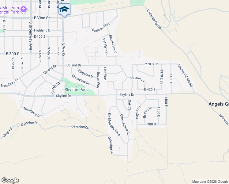 map of restaurants, bars, coffee shops, grocery stores, and more near 426 Deer Hollow Road in Tooele
