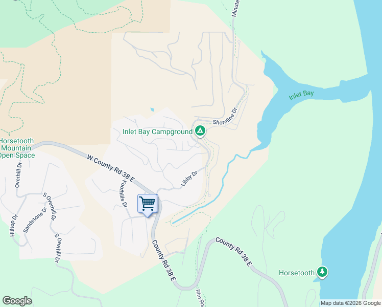 map of restaurants, bars, coffee shops, grocery stores, and more near 4707 West Parkview Drive in Fort Collins
