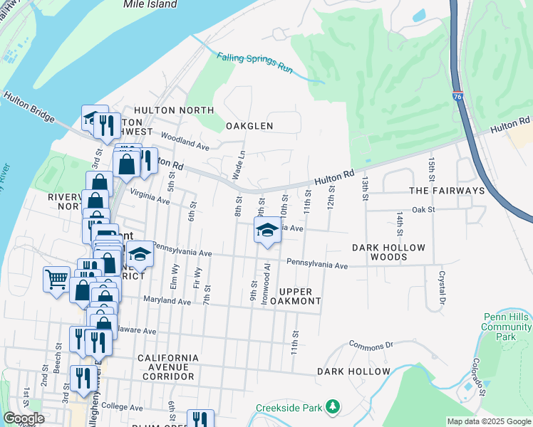 816 9th Street, Oakmont PA Walk Score