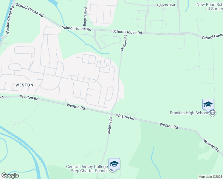 map of restaurants, bars, coffee shops, grocery stores, and more near 15 Benjamin Street in Franklin Township