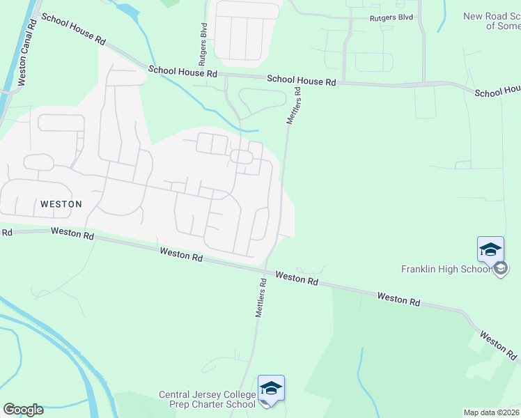 map of restaurants, bars, coffee shops, grocery stores, and more near 15 Benjamin Street in Franklin Township