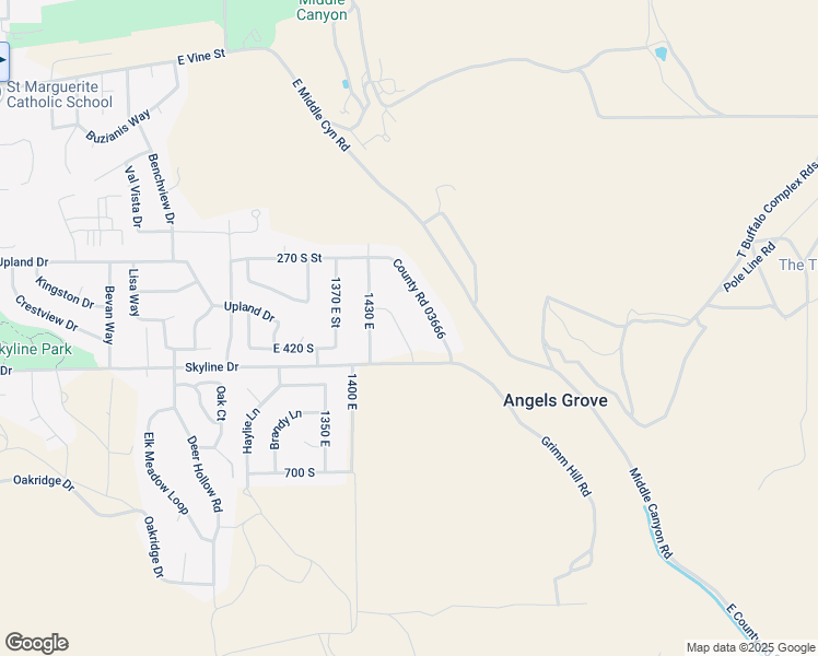 map of restaurants, bars, coffee shops, grocery stores, and more near Corner View Drive in Tooele
