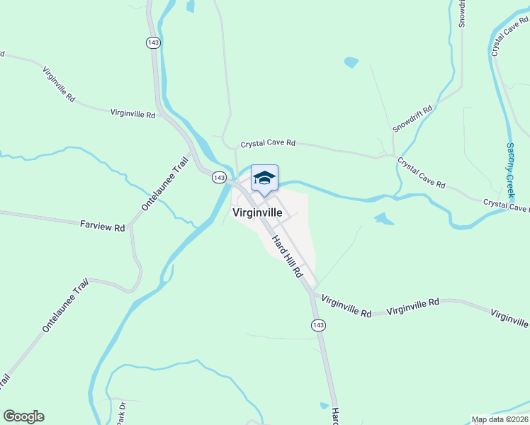 map of restaurants, bars, coffee shops, grocery stores, and more near in Virginville