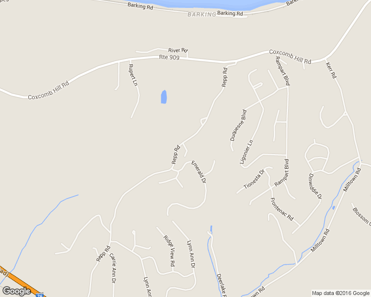 map of restaurants, bars, coffee shops, grocery stores, and more near 520 Repp Road in New Kensington