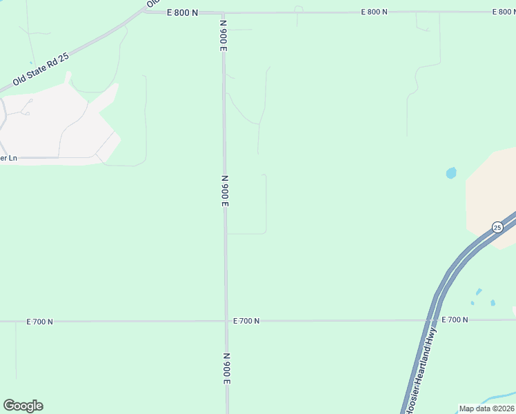 map of restaurants, bars, coffee shops, grocery stores, and more near 7283 N 900 E in Lafayette