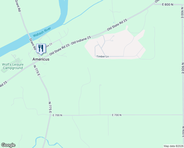 map of restaurants, bars, coffee shops, grocery stores, and more near 7315-7499 Wentworth Lane in Lafayette