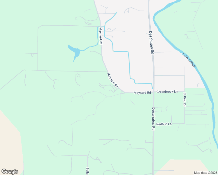 map of restaurants, bars, coffee shops, grocery stores, and more near 8198 Maynard Road in Palo Cedro
