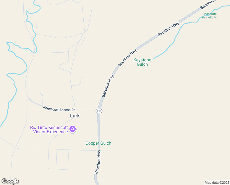 map of restaurants, bars, coffee shops, grocery stores, and more near Bacchus Highway in Copperton
