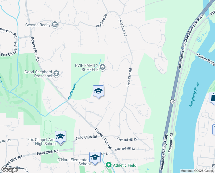 map of restaurants, bars, coffee shops, grocery stores, and more near 211 Timber Ridge Road in Pittsburgh