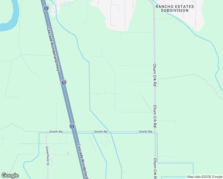 map of restaurants, bars, coffee shops, grocery stores, and more near 19346 Green Acres Lane West in Redding