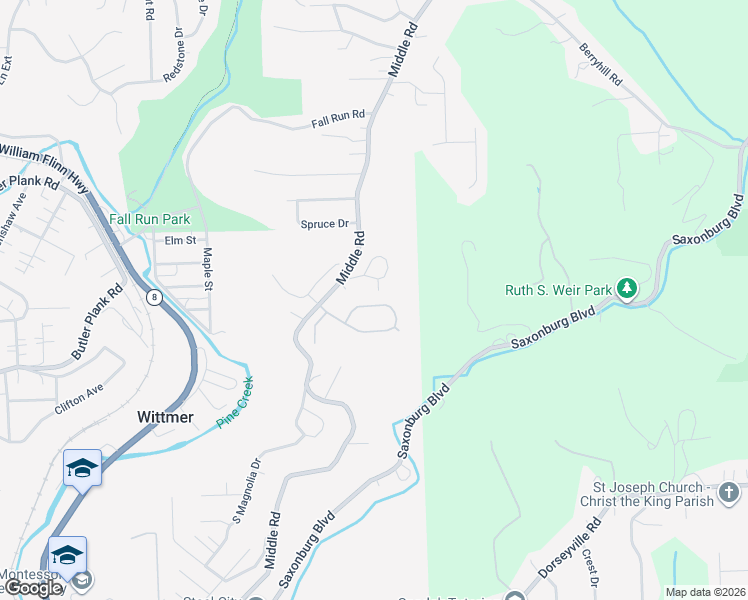 map of restaurants, bars, coffee shops, grocery stores, and more near 142 Ridgeview Circle in Glenshaw