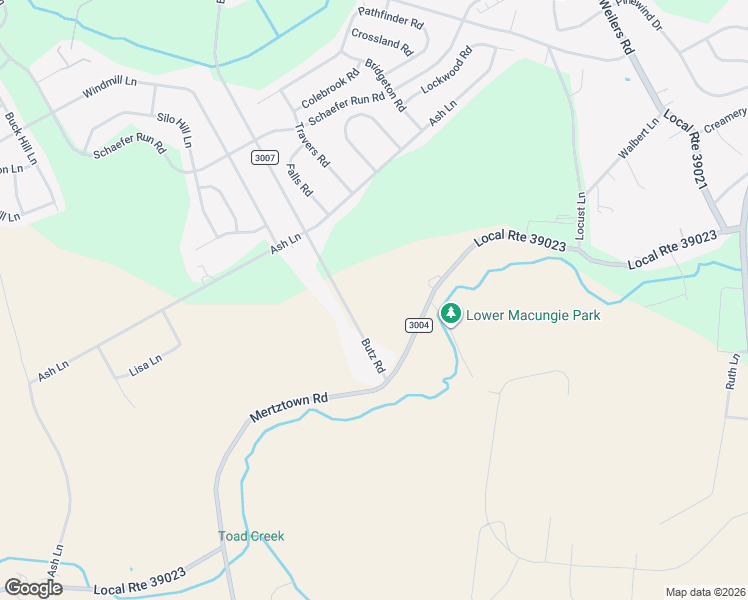 map of restaurants, bars, coffee shops, grocery stores, and more near 8899 Mertztown Road in Mertztown