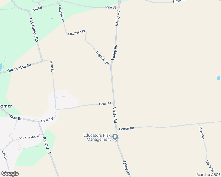 map of restaurants, bars, coffee shops, grocery stores, and more near 862 Valley Road in Mertztown