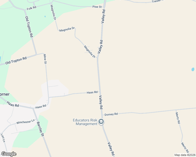 map of restaurants, bars, coffee shops, grocery stores, and more near 862 Valley Road in Mertztown