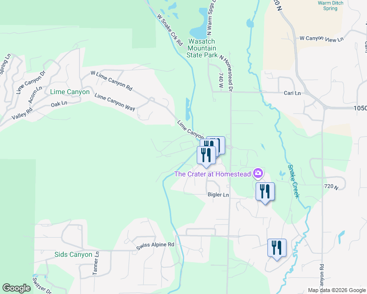 map of restaurants, bars, coffee shops, grocery stores, and more near 939 Schneitter Circle in Midway