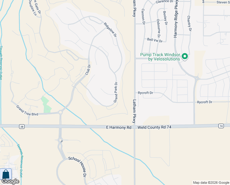 map of restaurants, bars, coffee shops, grocery stores, and more near 4336 Ardglass Lane in Timnath
