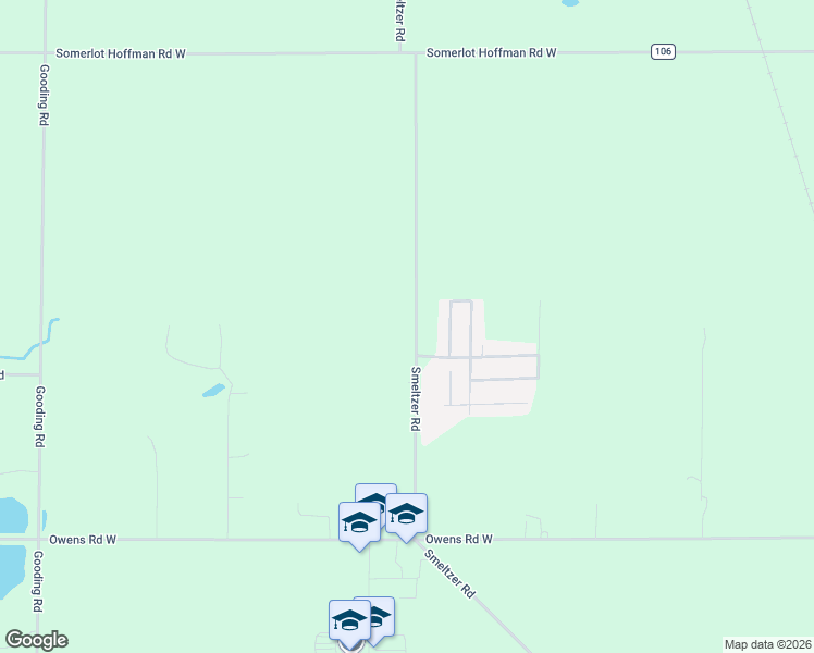map of restaurants, bars, coffee shops, grocery stores, and more near 3160 Smeltzer Road in Marion