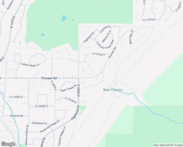 map of restaurants, bars, coffee shops, grocery stores, and more near South Graystone Court in Draper