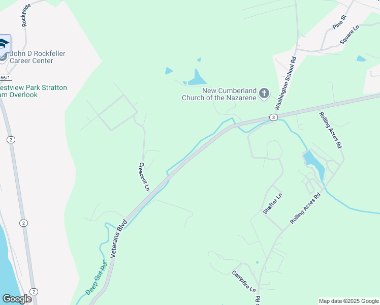 map of restaurants, bars, coffee shops, grocery stores, and more near 1369 Veterans Boulevard in New Cumberland