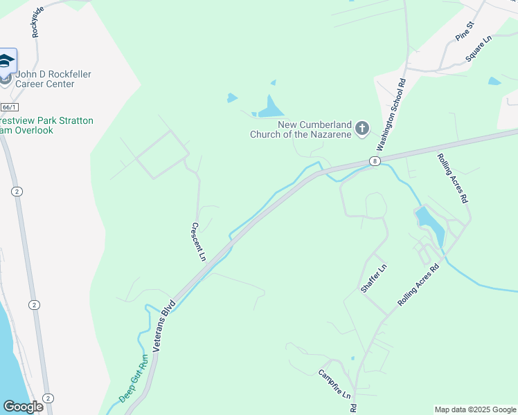 map of restaurants, bars, coffee shops, grocery stores, and more near 1369 Veterans Boulevard in New Cumberland