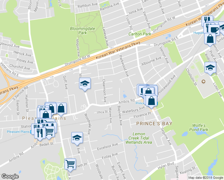 map of restaurants, bars, coffee shops, grocery stores, and more near 246 Vogel Avenue in Staten Island
