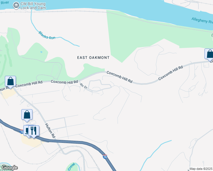 map of restaurants, bars, coffee shops, grocery stores, and more near 37 Winding Way in Verona