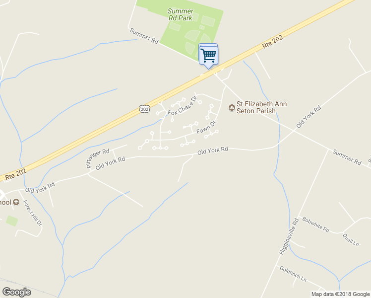 map of restaurants, bars, coffee shops, grocery stores, and more near 274 Kingbird Court in Readington Township