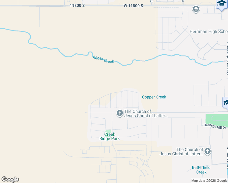 map of restaurants, bars, coffee shops, grocery stores, and more near 6636 Ipswitch Way in Herriman