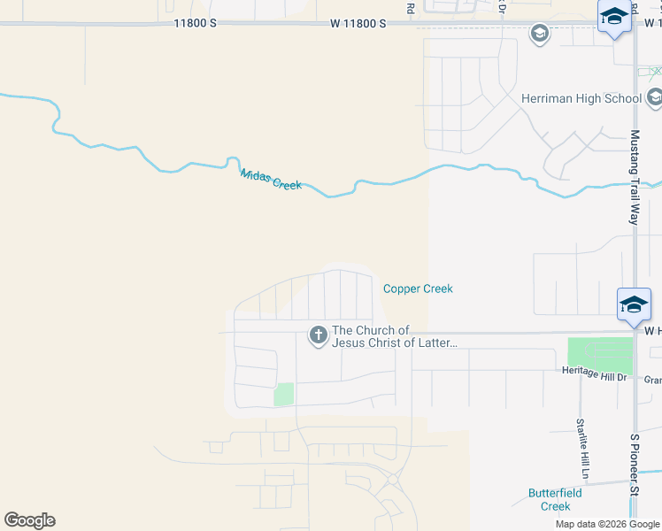 map of restaurants, bars, coffee shops, grocery stores, and more near 6564 Ipswitch Way in Herriman