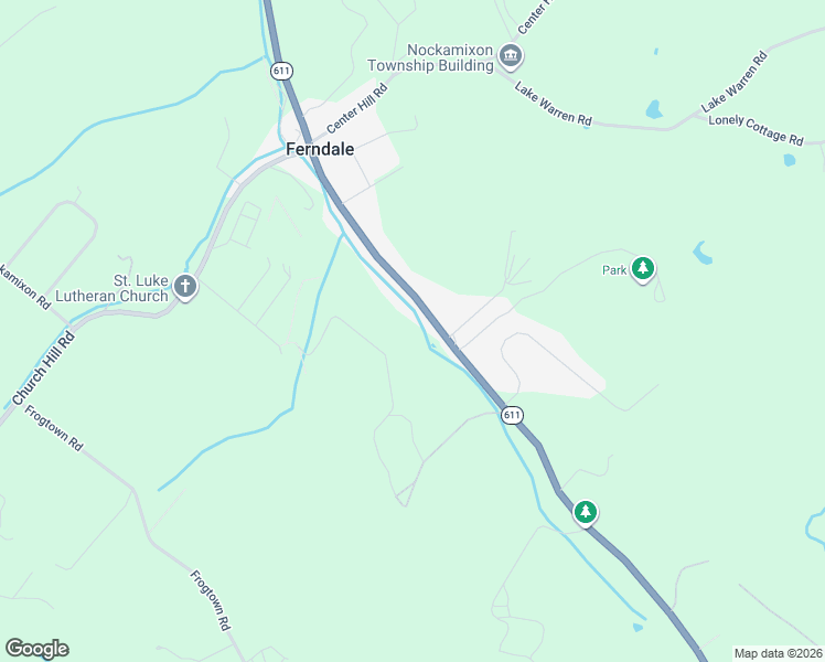 map of restaurants, bars, coffee shops, grocery stores, and more near 9040 Easton Road in Ottsville