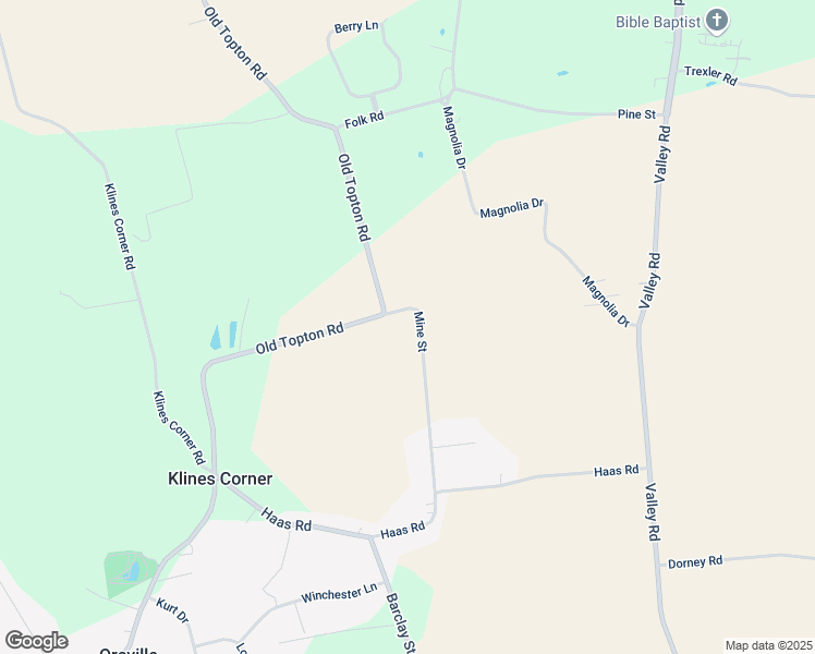 map of restaurants, bars, coffee shops, grocery stores, and more near 279 Mine St in Mertztown
