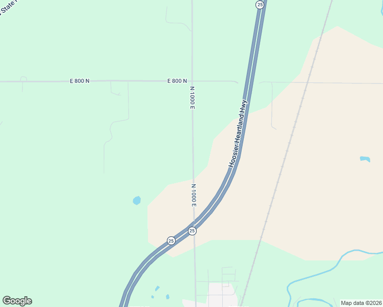 map of restaurants, bars, coffee shops, grocery stores, and more near 7510 North 1000 East in Lafayette