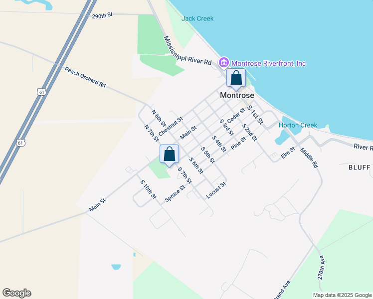 map of restaurants, bars, coffee shops, grocery stores, and more near 511 Cedar Street in Montrose