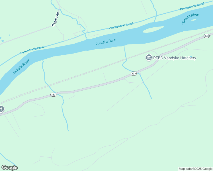 map of restaurants, bars, coffee shops, grocery stores, and more near 17820 Pennsylvania 333 in Port Royal
