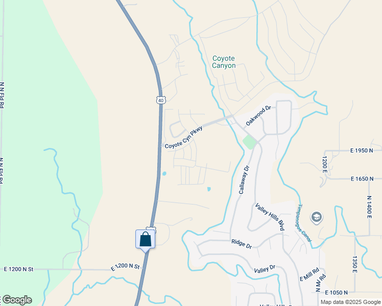 map of restaurants, bars, coffee shops, grocery stores, and more near 1791 North 180 East in Heber City