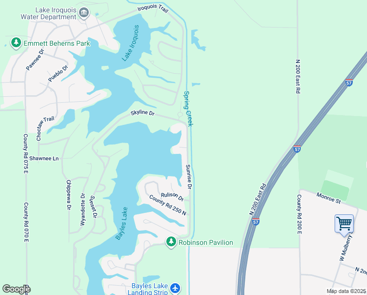 map of restaurants, bars, coffee shops, grocery stores, and more near 529 Karr Drive in Loda
