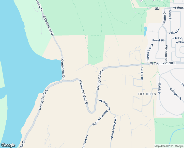 map of restaurants, bars, coffee shops, grocery stores, and more near 3108 West County Road 38 East in Fort Collins