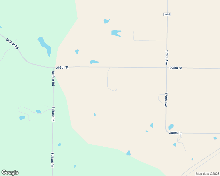 map of restaurants, bars, coffee shops, grocery stores, and more near 1650 295th Street in Argyle