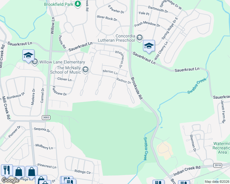map of restaurants, bars, coffee shops, grocery stores, and more near 2834 Whitemarsh Place in Macungie
