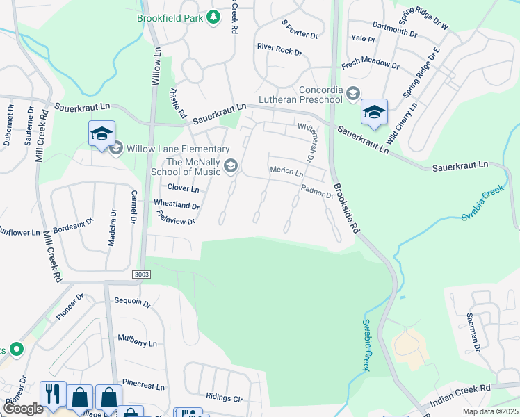 map of restaurants, bars, coffee shops, grocery stores, and more near 2773 Springhaven Place in Macungie