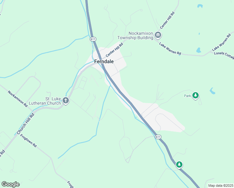 map of restaurants, bars, coffee shops, grocery stores, and more near 9082 Easton Road in Ottsville