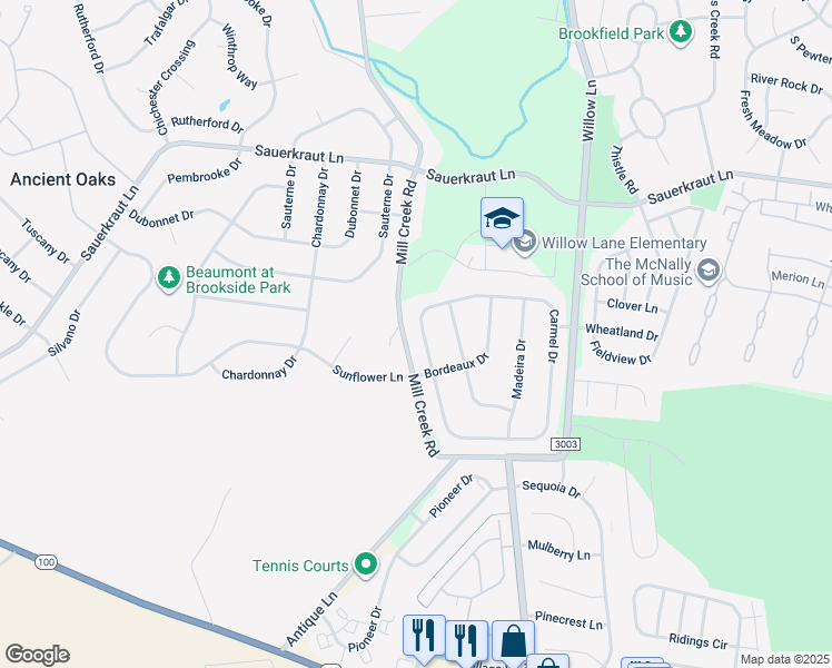 map of restaurants, bars, coffee shops, grocery stores, and more near 6432 Carmel Drive in Macungie