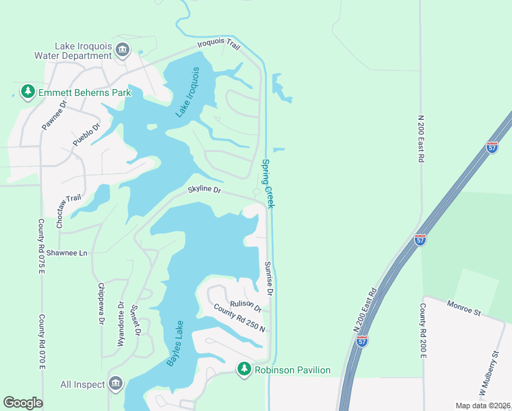 map of restaurants, bars, coffee shops, grocery stores, and more near 567 Skyline Drive in Loda