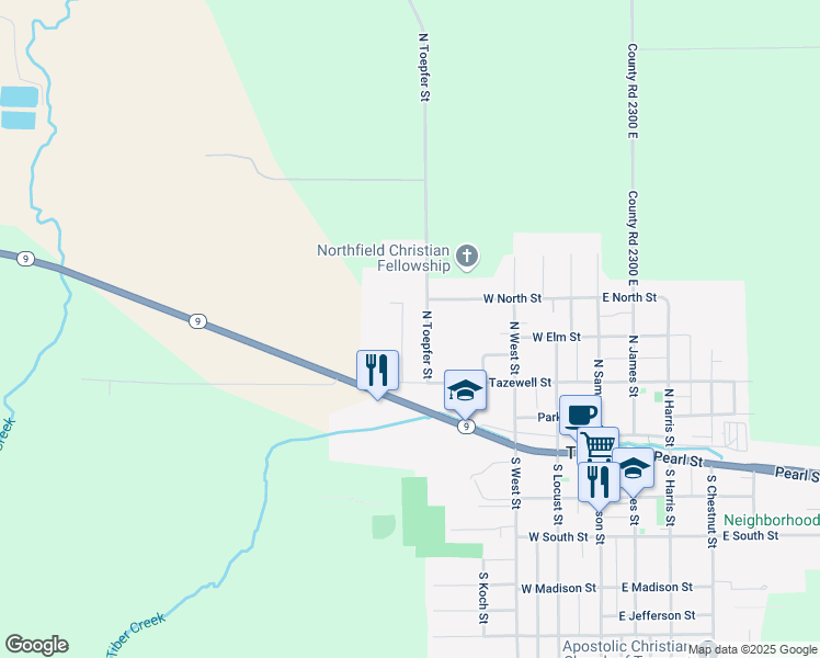 map of restaurants, bars, coffee shops, grocery stores, and more near 411 Hannibal Street in Tremont