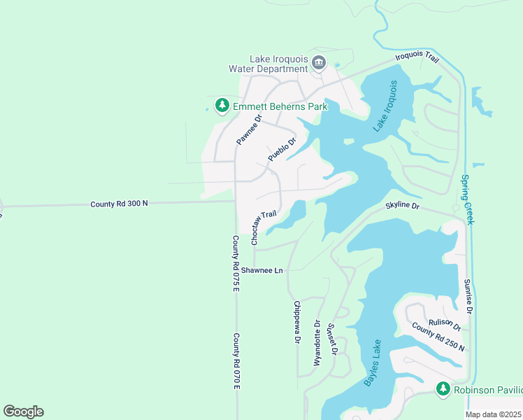 map of restaurants, bars, coffee shops, grocery stores, and more near 101 Mohican Lane in Loda