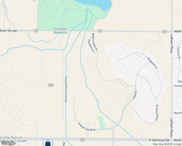 map of restaurants, bars, coffee shops, grocery stores, and more near 3865 Tayside Court in Timnath