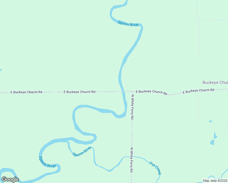 map of restaurants, bars, coffee shops, grocery stores, and more near East Buckeye Church Road in Fulton County